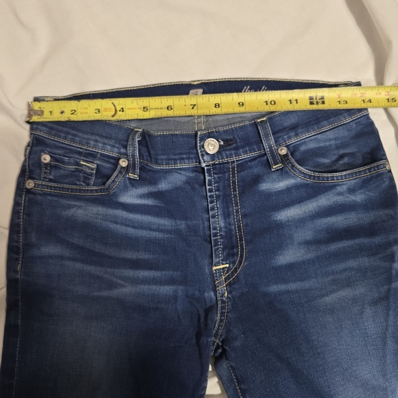 7 For All Mankind The Slim Cigarette Jeans Sz 28 - Picture 13 of 14